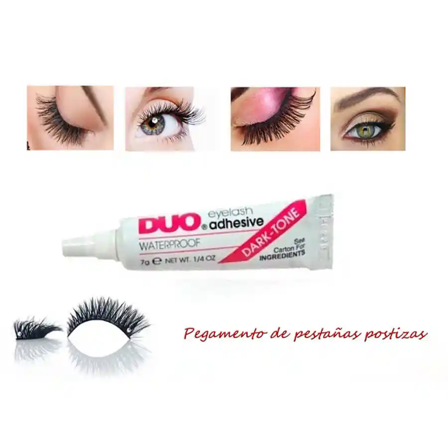 Pega Duo Para Pestañas Negro