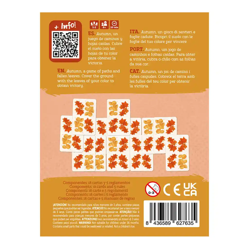 Autumn Juego De Mesa En Español Estrategia Adultos Niños