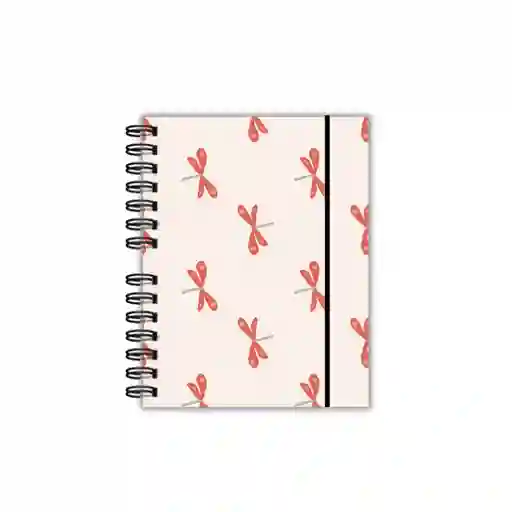 Agenda Semanal Libelulas Blanca Naranja