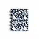 Agenda Semanal Azul Oscuro Floral