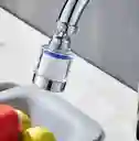 Grifo Ahorrador Giratorio360 Grados Lavaplato Con Extensor Acabado Acero Inoxidable
