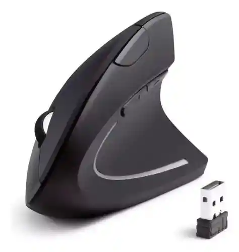 Mouse Vertical Ergonómico Unitec V886 Inalámbrico Recargable