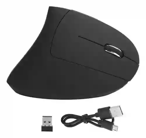 Mouse Vertical Ergonómico Unitec V886 Inalámbrico Recargable