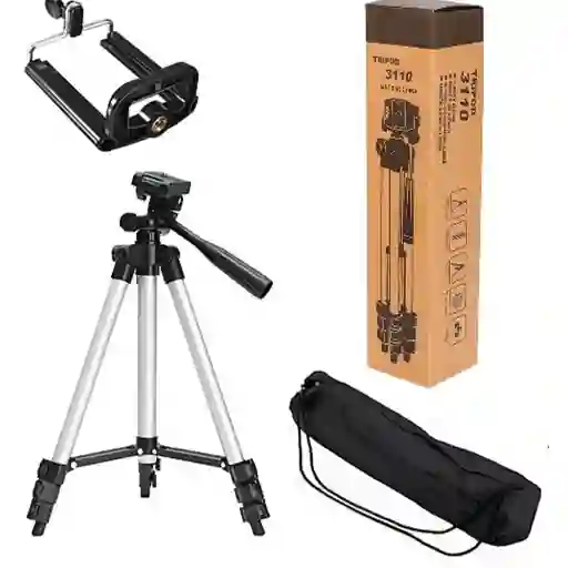 Tripode Soporte De Fotografia 3110 Para Cámaras Livianas Y Celular