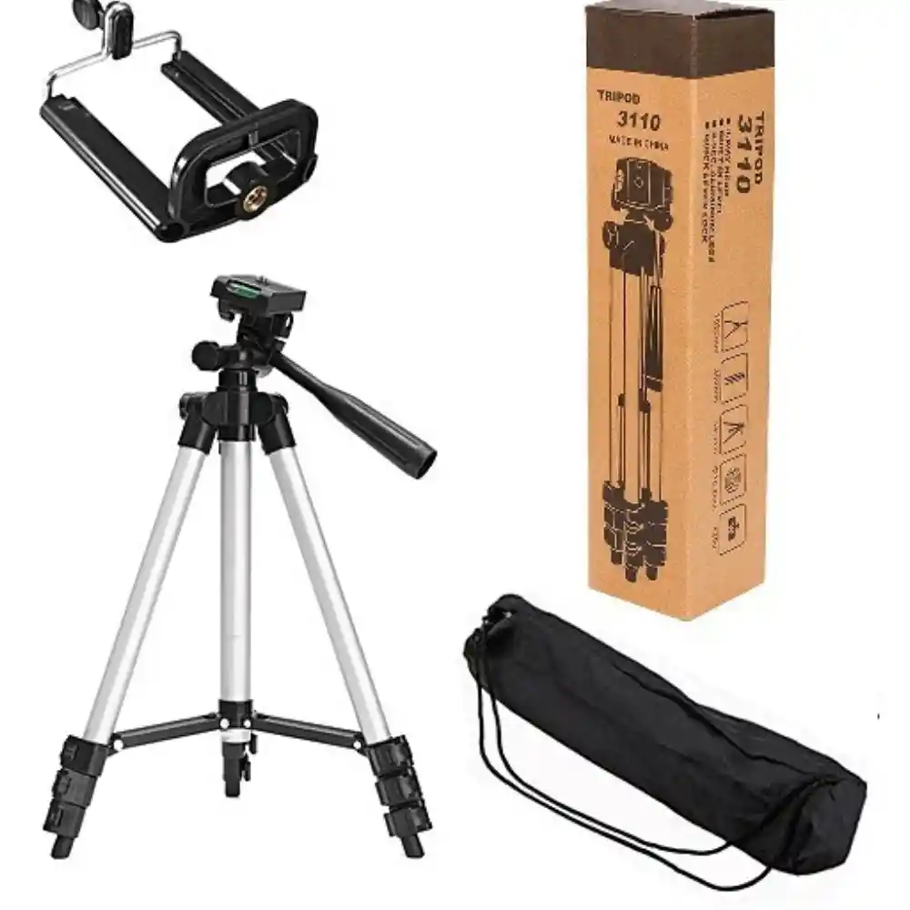 Tripode Soporte De Fotografia 3110 Para Cámaras Livianas Y Celular