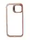 Estuche Para Iphone 15 Con Kit Lentes Y Soporte De Cámaras En Rosado