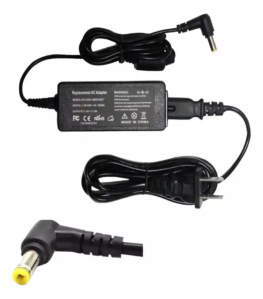 Cargador Para Acer Mini 19v, 2.15a, 5.5*1.7mm