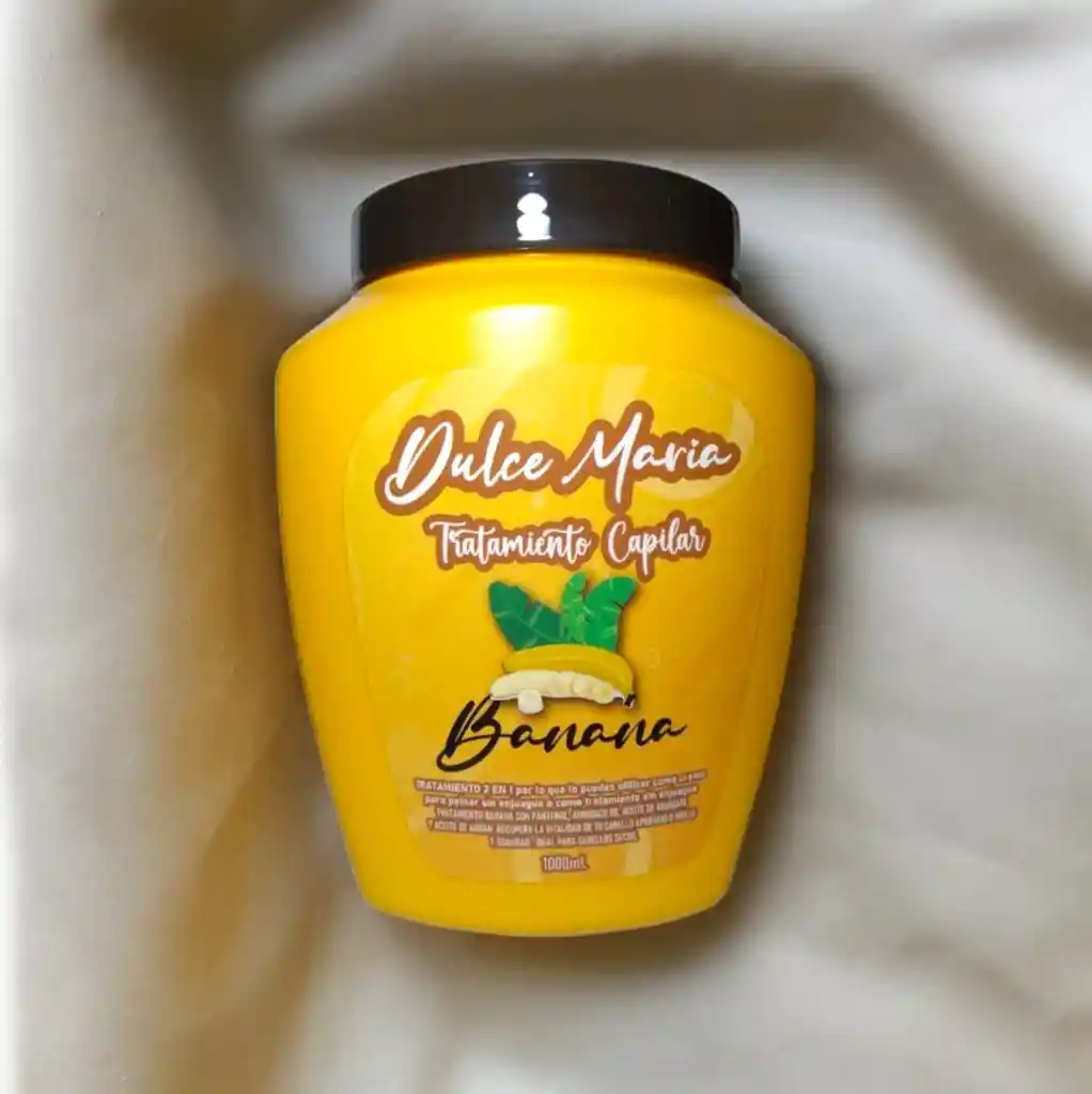 Tratamiento Capilar Dulce Maria Banano 1000 Ml