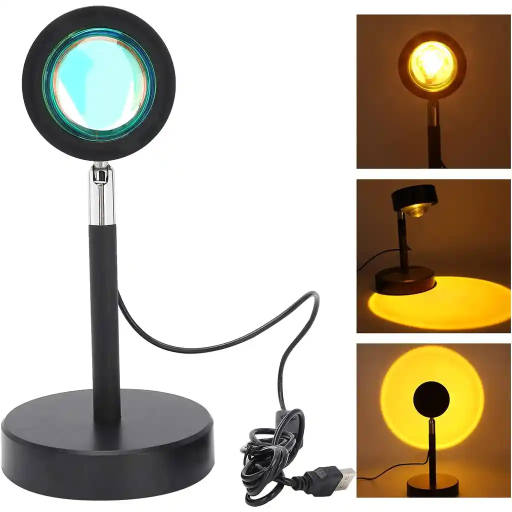Lámpara Luz Led Proyectora Atardecer Decorativa