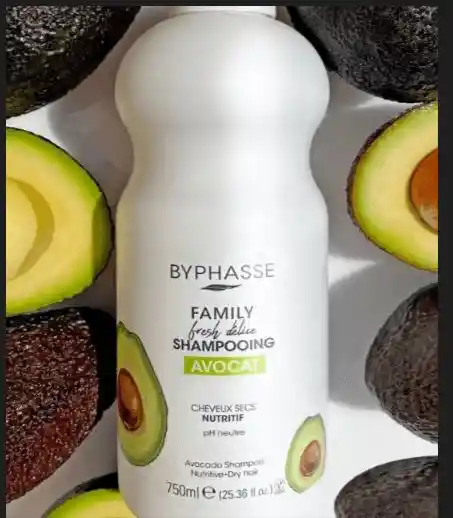 Byphasse Shampoo X 750 Ml (limon:para Cabello Normal A Graso.-coco:para Cabello Teñido, Protege El Color.-aguacate:para Cabello Seco, Nutre) ( $ 30000 C/u)