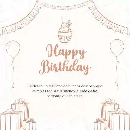 Tarjeta De Feliz Cumpleaños