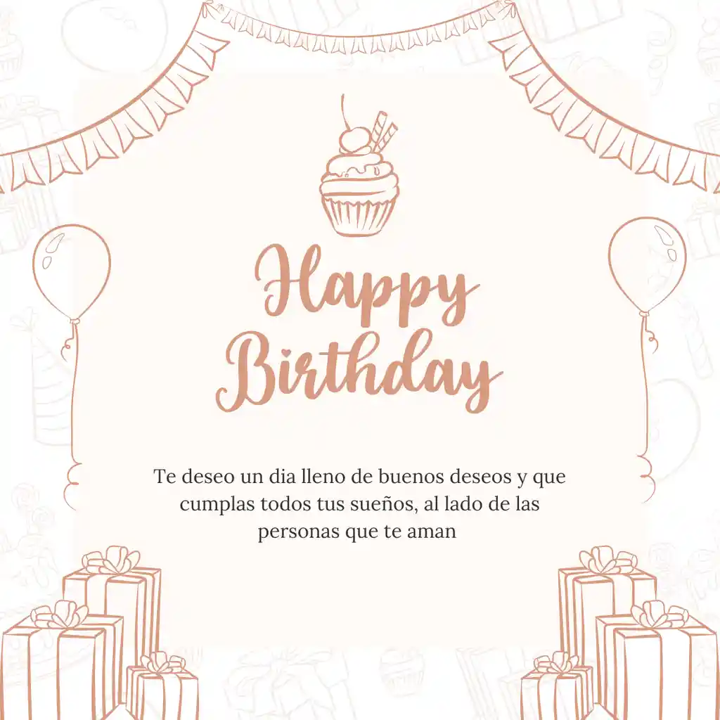 Tarjeta De Feliz Cumpleaños