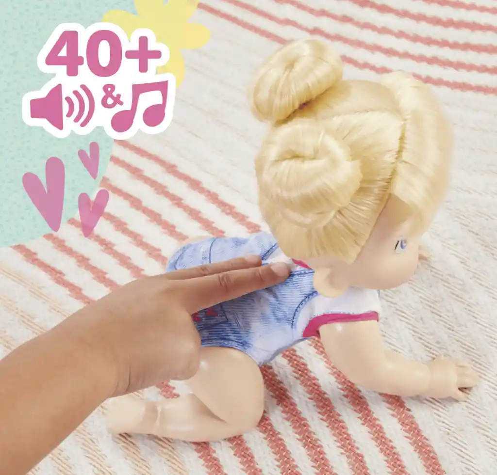 Muñeca Baby Alive Gatea Y Juega Harper Hugs