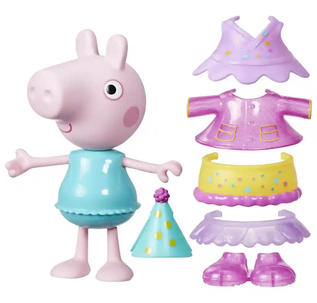 Muñeca Peppa Pig Peppa Estilos De Fiesta