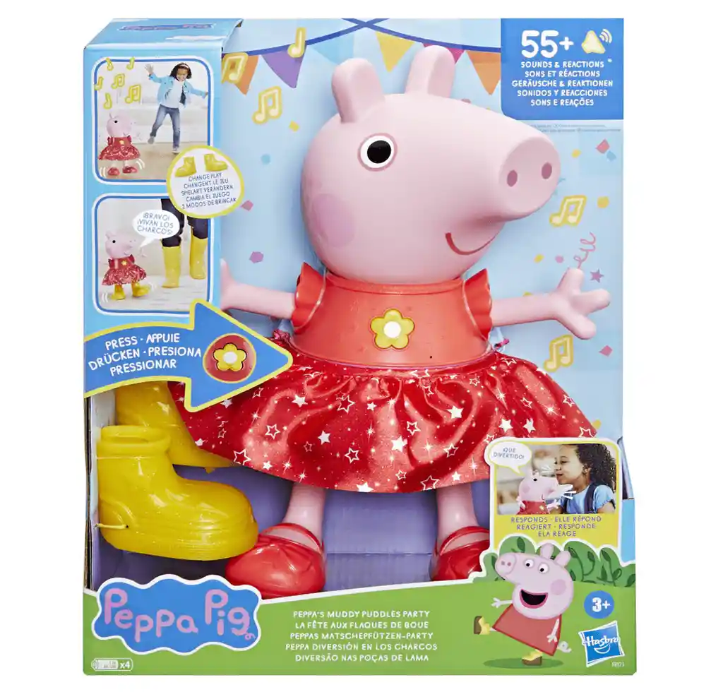 Muñeca Peppa Pig Peppa Diversión En Los Charcos