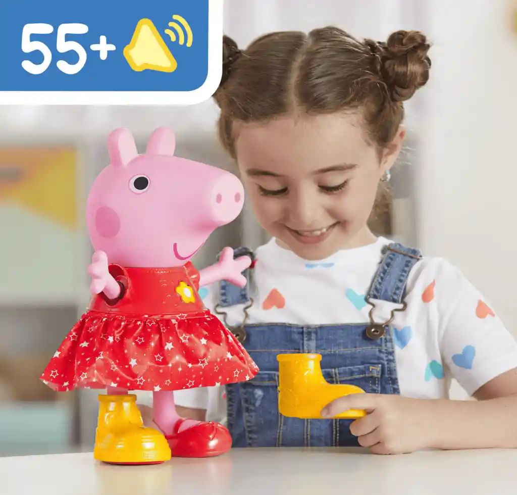 Muñeca Peppa Pig Peppa Diversión En Los Charcos