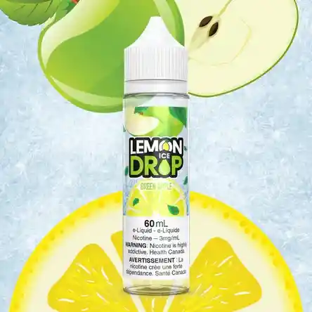 Stlth Base Libre Lemon Drop Ice Green Apple 6% Nic.