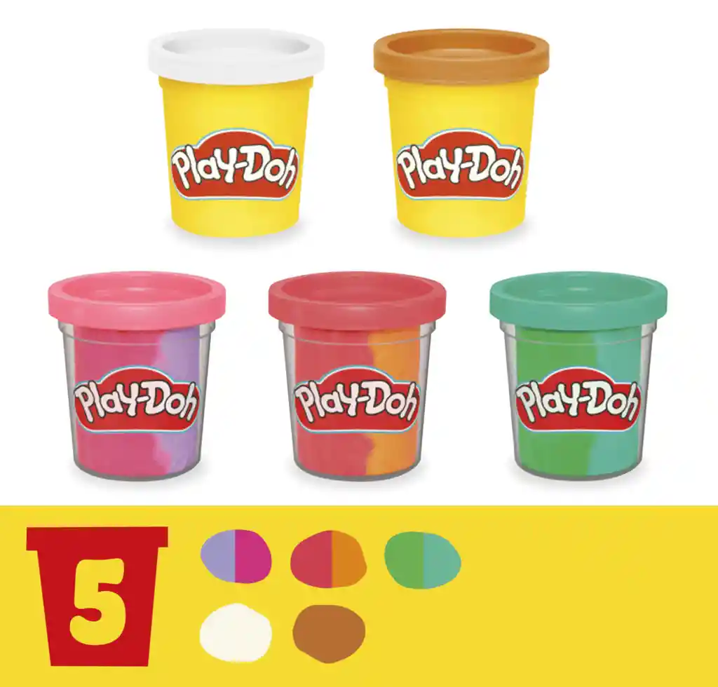 Masas Y Plastilinas Play-doh Heladería Multicolor