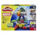 Masas Y Plastilinas Play-doh Marvel Set De Juego Hulk Aplasta Y Moldea