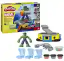 Masas Y Plastilinas Play-doh Marvel Set De Juego Hulk Aplasta Y Moldea