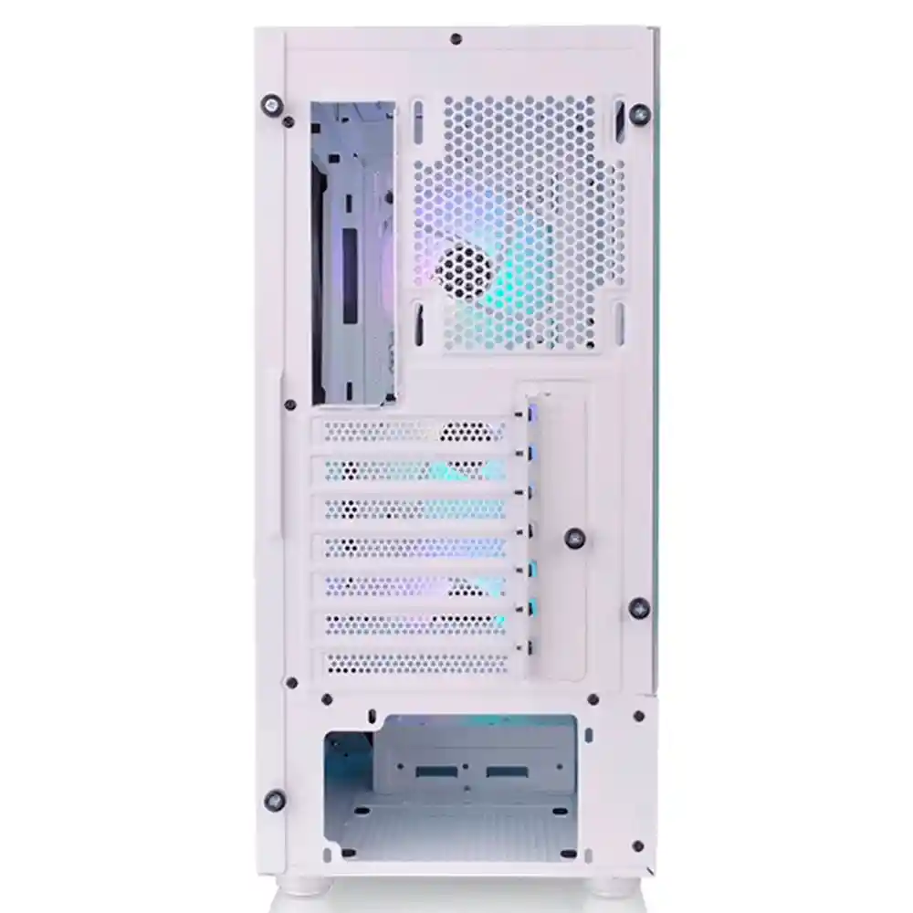Caja Atx Thermaltake S200 Tg Argb (blanco) + Fuente De Poder Thermaltake 650w 80 Plus Bronce
