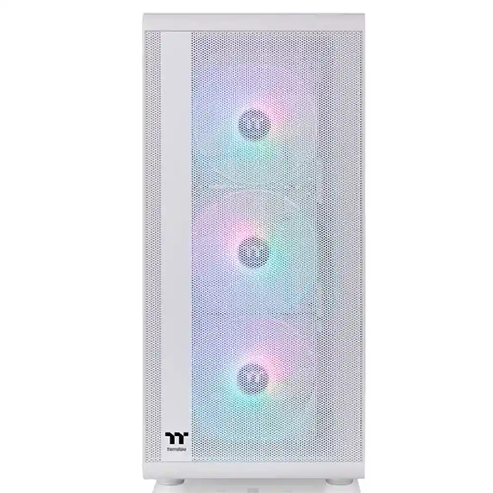 Caja Atx Thermaltake S200 Tg Argb (blanco) + Fuente De Poder Thermaltake 650w 80 Plus Bronce
