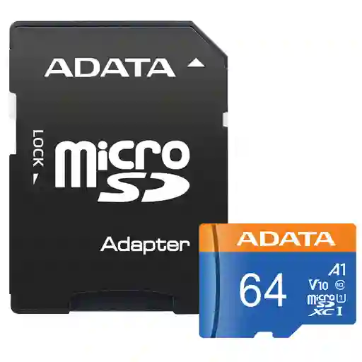 Memoria Micro Sd 64gb Adata V10 – 100mb/s