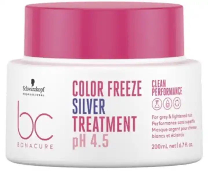 Mascarilla Silver Schwarzkopf Bc Ph 4.5 Color Freeze 200ml