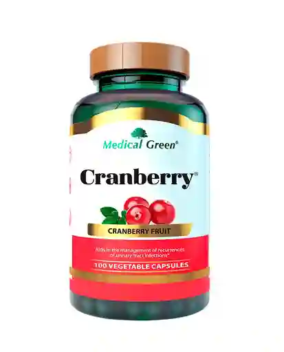 Cranberry Medical Green 100 Caps