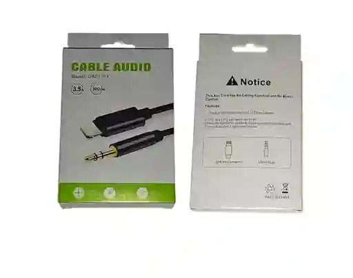 Cable Auxiliar De Audio Plug 3.5mm Compatible Con Iphone