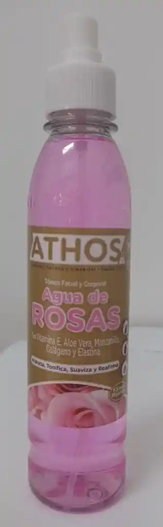 Agua De Rosas X 250 Ml Marca Athos