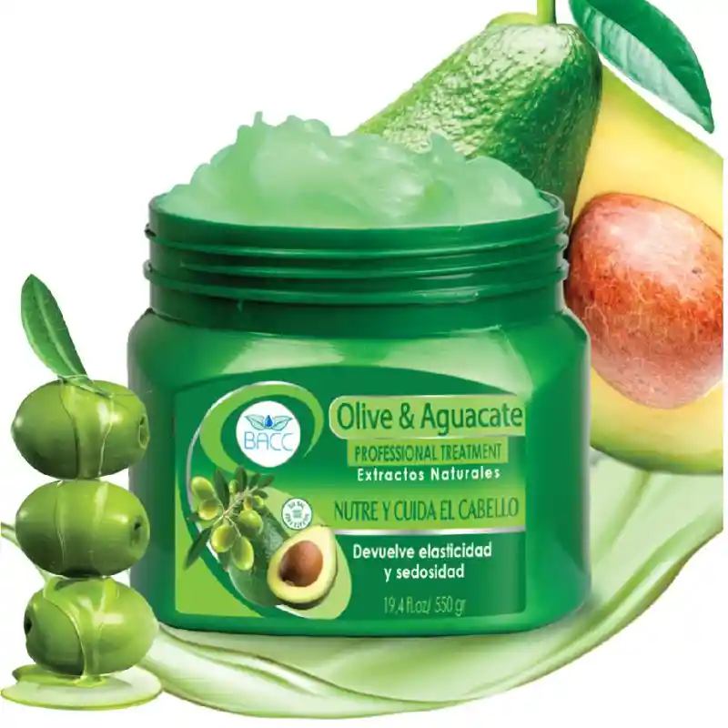 Tratamiento Mascarilla Capilar Oliva Aguacate