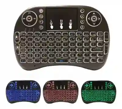 Mini Teclado Inalámbrico Android Smart Tv Iluminado Tvbox