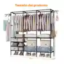 Closet Organizador 3 Espacios Zapatero Perchero Multifuncion