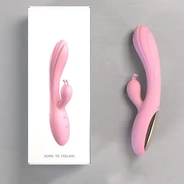 Vibrador Consolador Con Estimulante Punto G