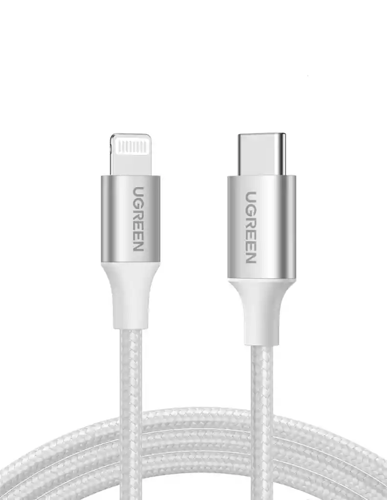 Ugreen Cable Usb-c A Lightning Mfi 1m Plateado