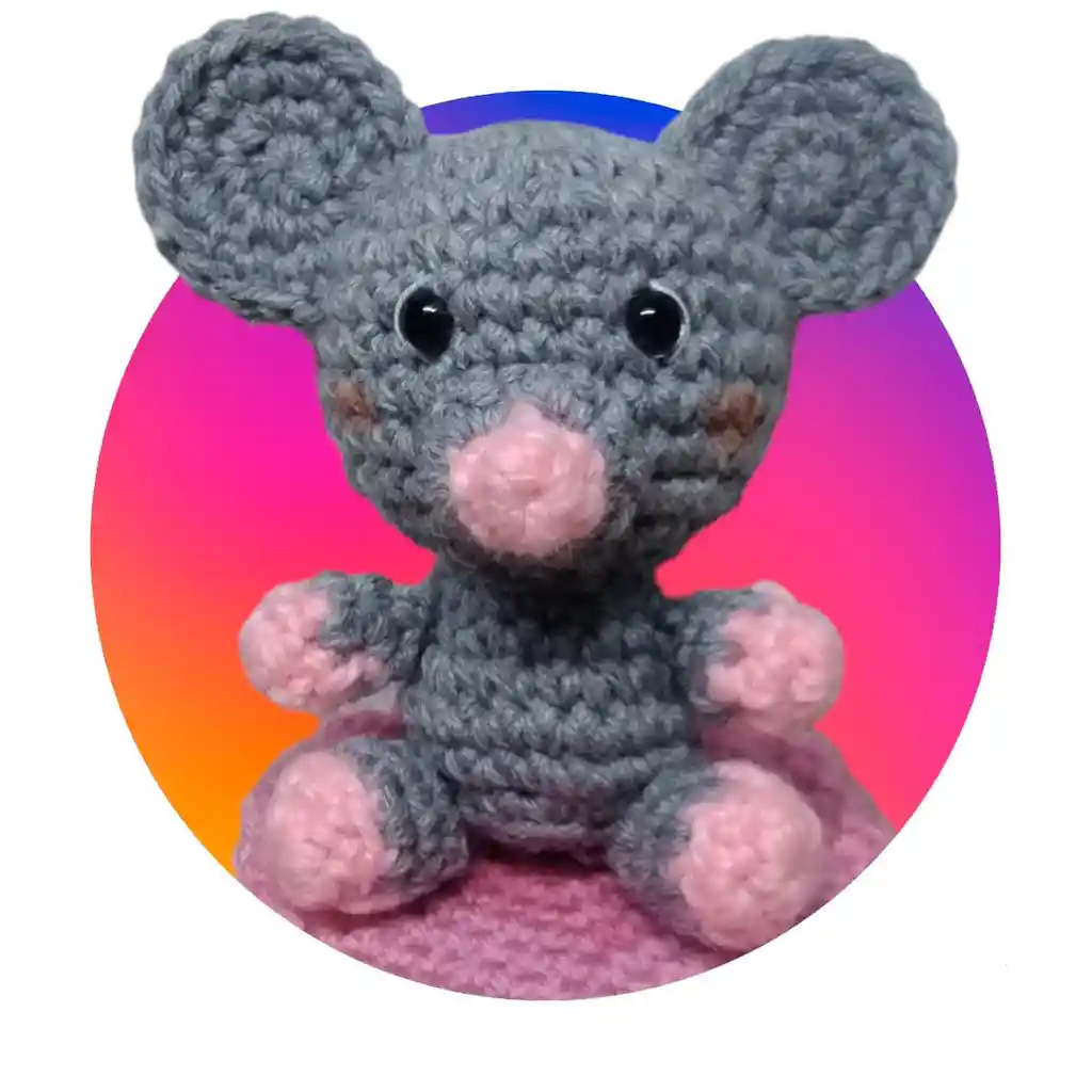 Raton Peluche Tejido Amigurumi