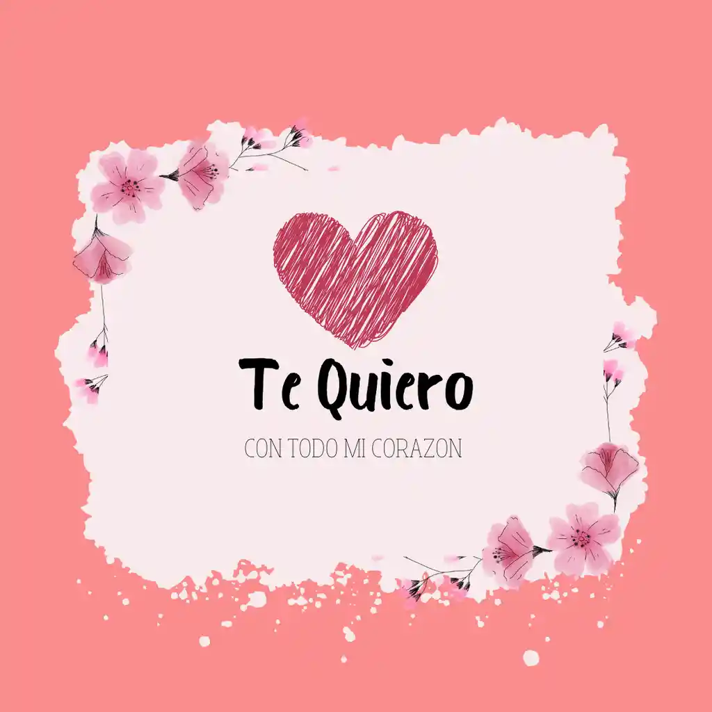 Tarjeta Diseño Te Quiero