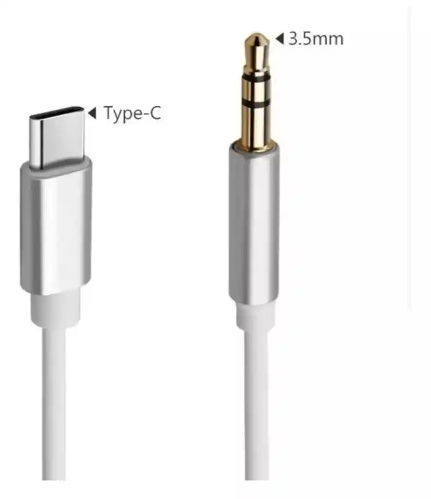 Cable Auxiliar Tipo C Para P2 3.5mm Xiaomi Samsung Motorola