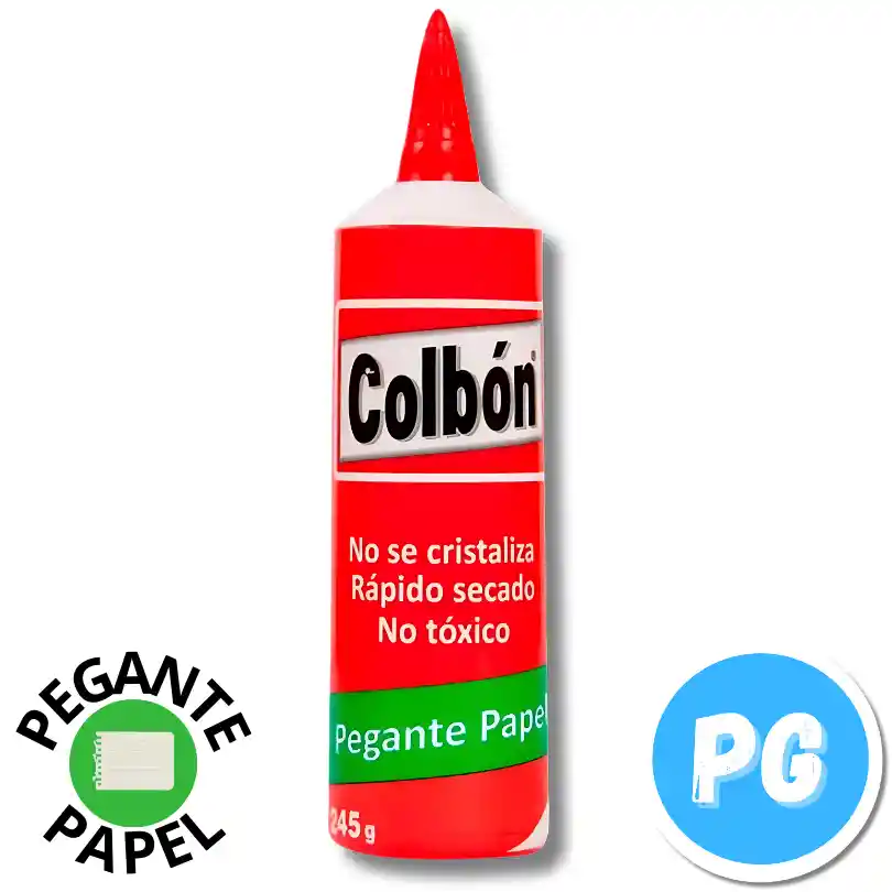 Pegante Liquido Marca Colbon 245 Gramos Para Papel