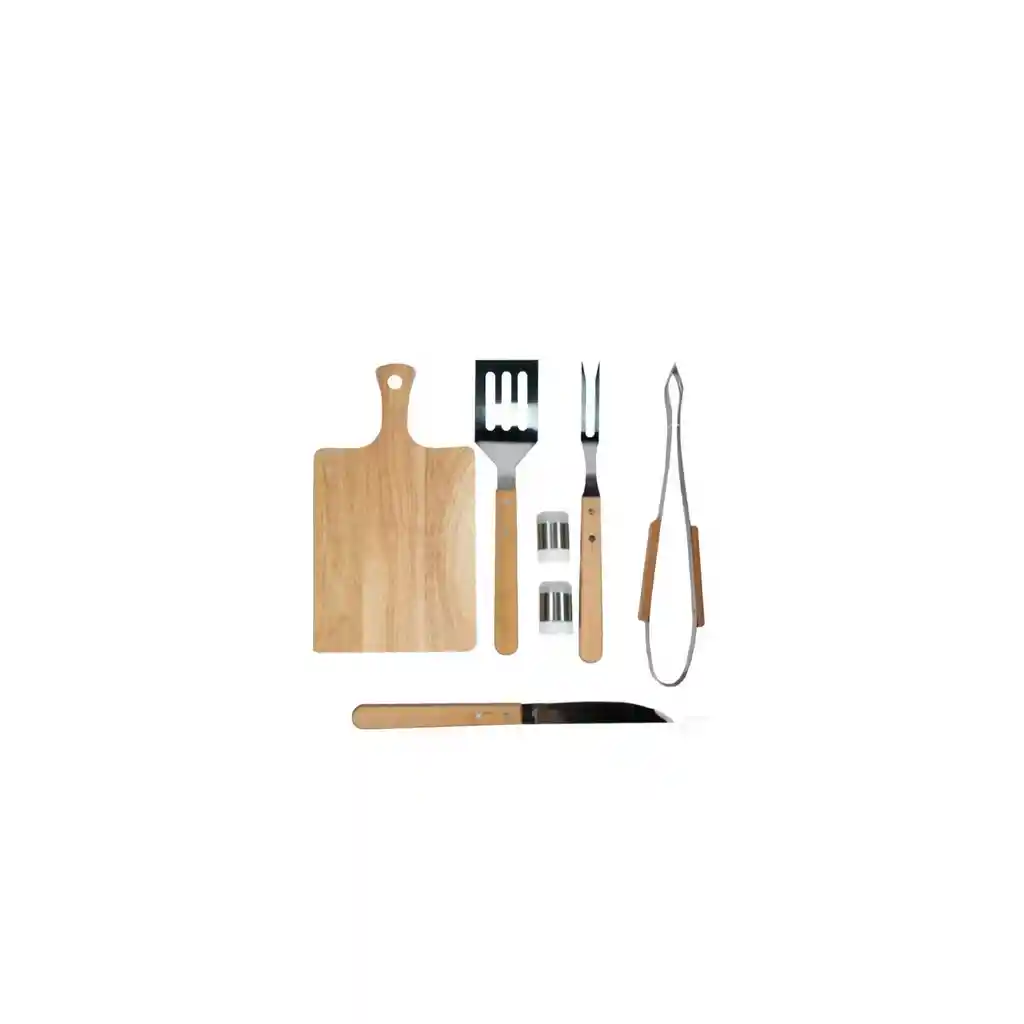 Utensilios De Asado Bbq Set X 7 Piezas.