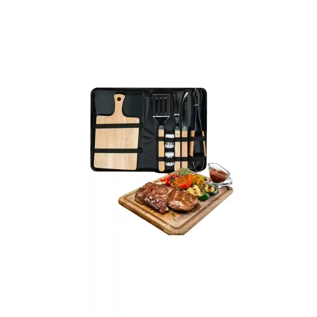 Utensilios De Asado Bbq Set X 7 Piezas.