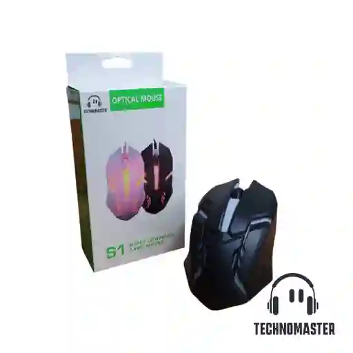 Mouse Gamer Luminoso Con Cable