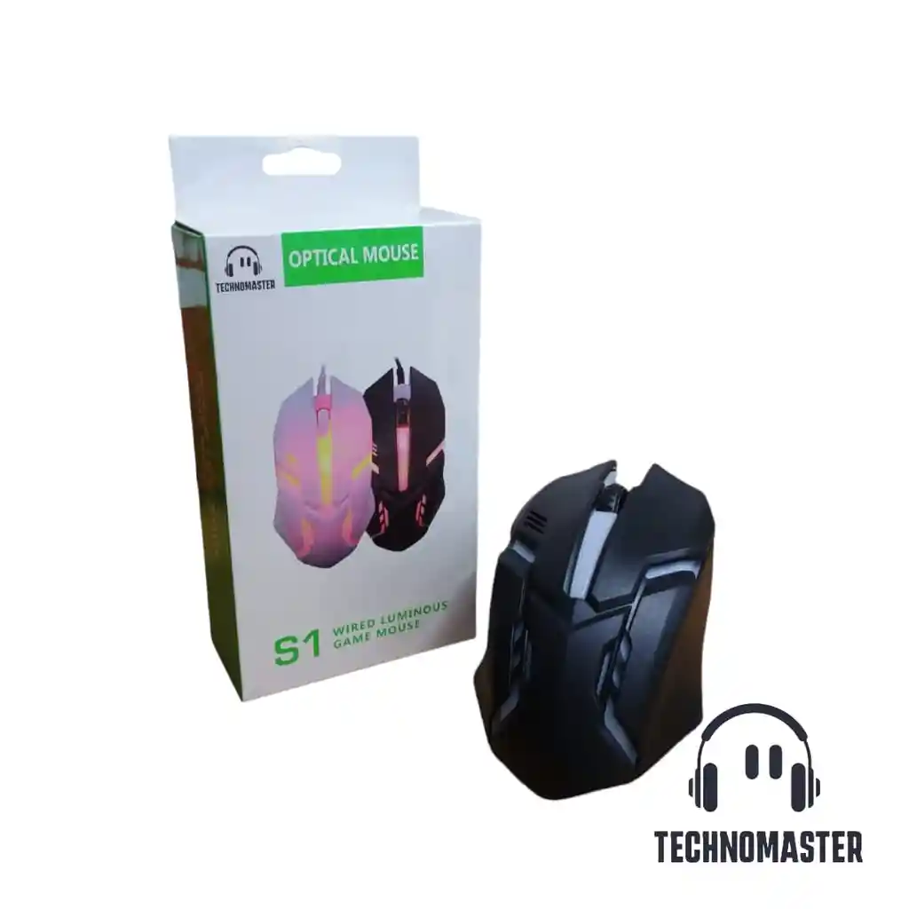 Mouse Gamer Luminoso Con Cable