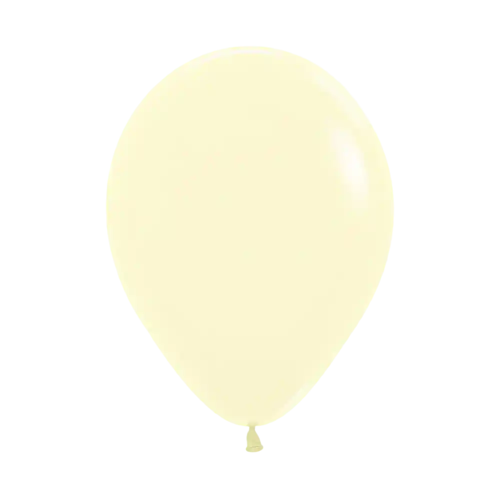 Bomba Globo Biodegradable De Latex Amarillo Pastel R12