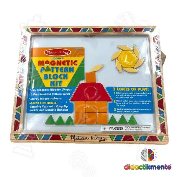 Set De Bloques Magnetico -melissa And Doug