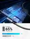 Ugreen Cable Usb C 90 Grados 2m, 18w Carga Rápida Gris