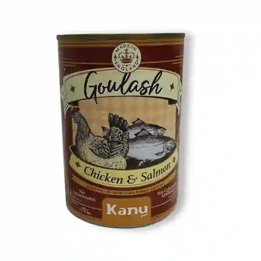 Alimento Húmedo Para Perro Adulto Goulash Pollo Y Salmón Kanu Pet X 400 G Lata