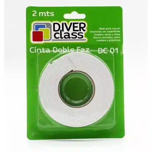 Cinta Doble Faz Diver Class De Espuma - 2 Metros