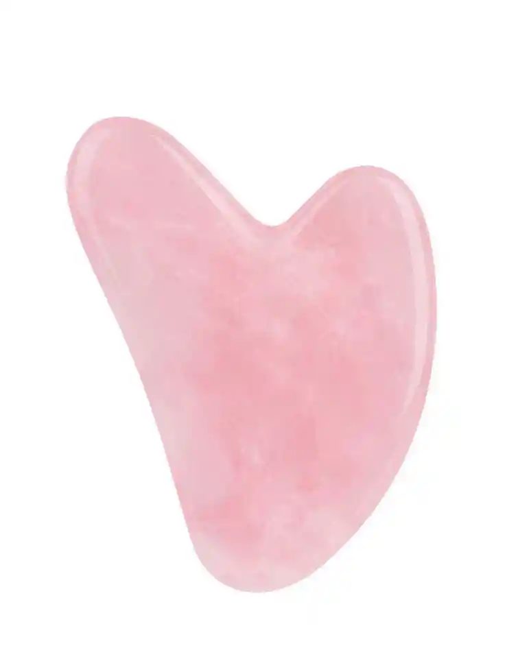 Gua Sha Masaje Facial De Cuarzo Rosa